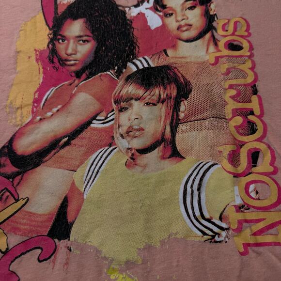 Old Navy TLC Shirt Women's Small Pink Graphic Short Sleeve - Picture 7 of 8